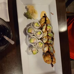 food, sushi and sashimi, sushi, sashimi