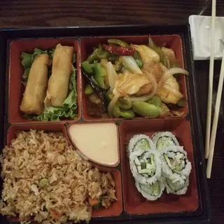 Lunch Thai Basil Chicken Bento Box
