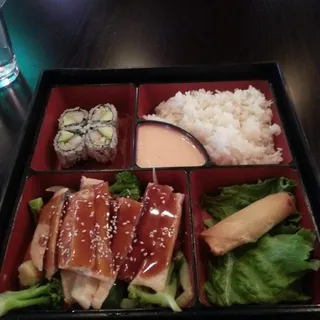 Lunch Tofu Teriyaki Bento Box