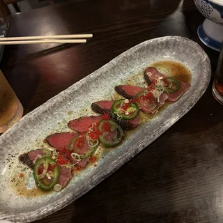 Black Pepper Tuna Tataki