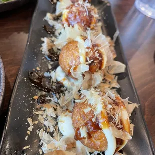 a plate of food on a table