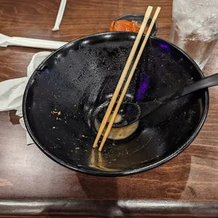 What was left after I devoured Kazu Ramen