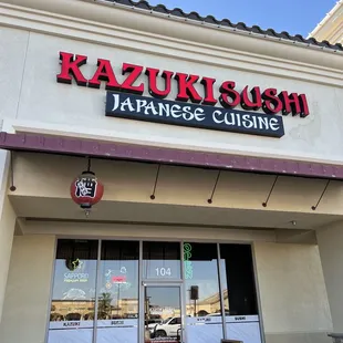 Outside of restaurant