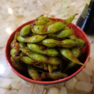 Garlic Edamame