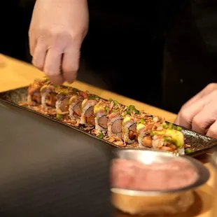 food, sushi, sushi and sashimi, sashimi