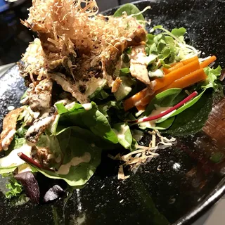 Salmon Skin Salad