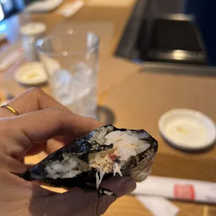 Weird stuff in my crab roll