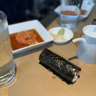 food, sushi and sashimi