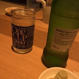 Ozeki One Cup Sake