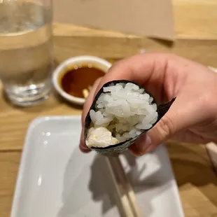 Scallop roll is amazing
