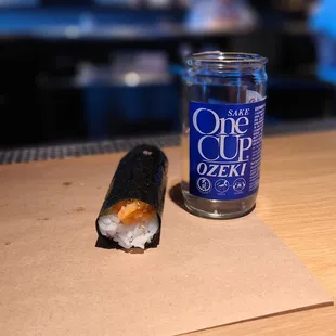 Salmon and Ome Cup Ozeki