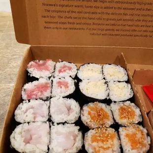 Take out cut roll assortment