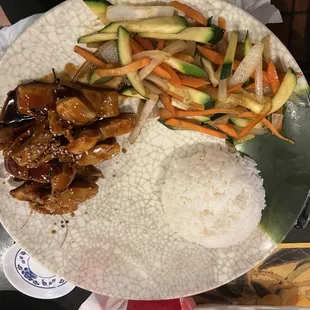 Chicken teriyaki plate