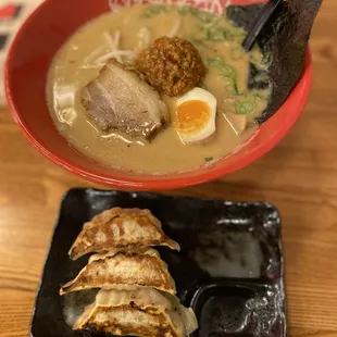 Karamiso Ramen and gyoza