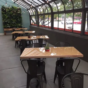 Great sitting area with tons of natural light