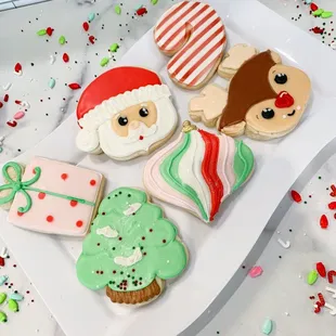 Our best-selling Christmas cookie set, available by the half or full dozen!