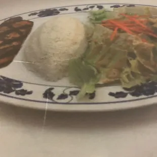 Salmon teriyaki platter 18.99