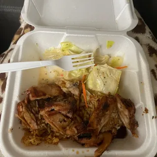 You know its bad when all you eat is the lettuce...