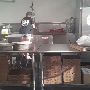 Service was ok, crushed red peppers didnt taste that great.