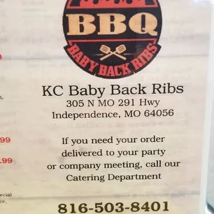 Contact info and hours