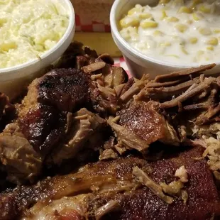 Ribs, Burnt Ends, Pulled Pork