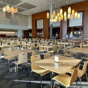 The cafe - spacious dining area