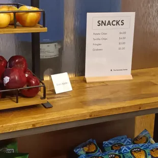 snacks and snacks for sale