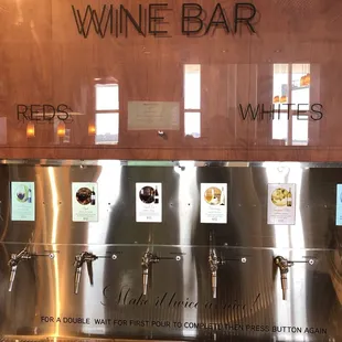 Self serve wine bar