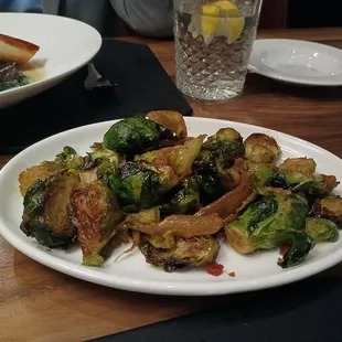 Roasted Brussels sprouts