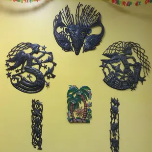 Amazing hammered steel art from Haiti!