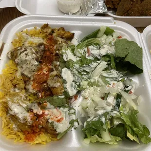 6. Chicken Rice Platter