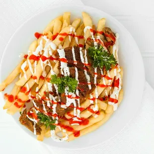Gyro fries (Beef &amp; Chicken)