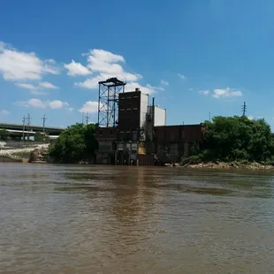 Abandoned industrial buildings