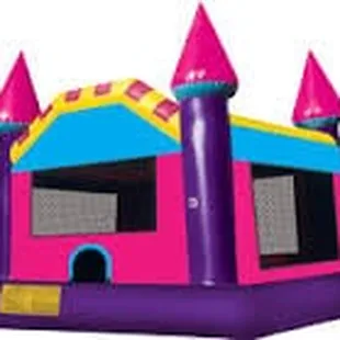 Pink and purple castle