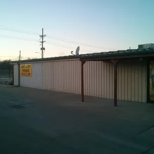 Entrance is on the side