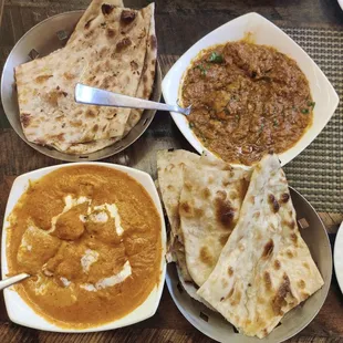 a variety of food items