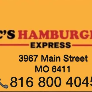 LC's Hamburger address and phone number