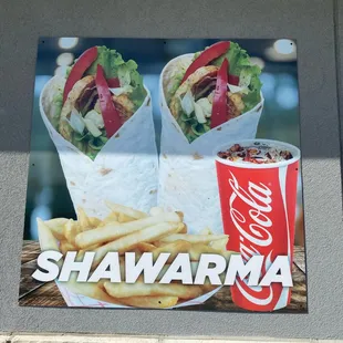 shawarma and fries
