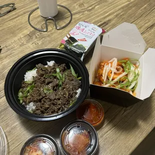 Bulgogi Bowl &amp; Rice Cakes