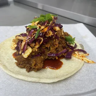 Gochujang Pulled Pork Tacos
