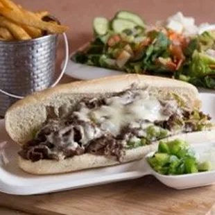 Mediterranean Philly Cheese Steak