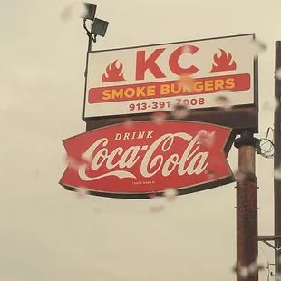 smoke burgers and drink coca cola