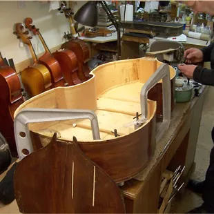 Repairs at K.C. Strings