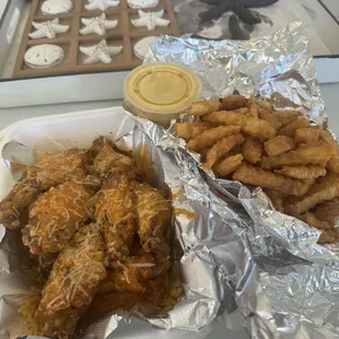 Garlic Parmesan hot wings