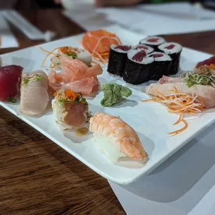 Sashimi platter