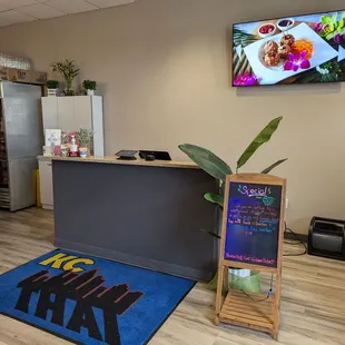 To go counter/ hostess station