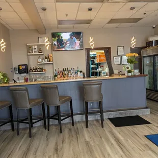 Bar area as you walk in