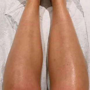 Lower leg wax