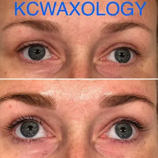 Brow wax &amp; tint