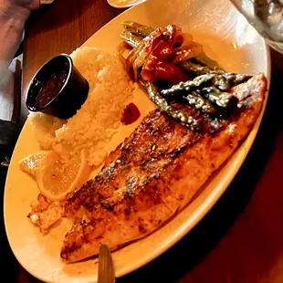 Pan seared Pan Seared Red Snapper Dinner